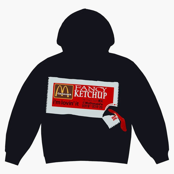 Travis Scott X Cpfm 4 Cj Ketchup Hoodie Black