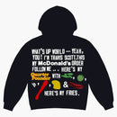 Travis Scott X Cpfm 4 Cj Script Hoodie Black