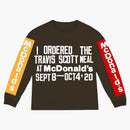 Travis Scott X Cpfm 4 Cj Souvenir L/s T-shirt Brown