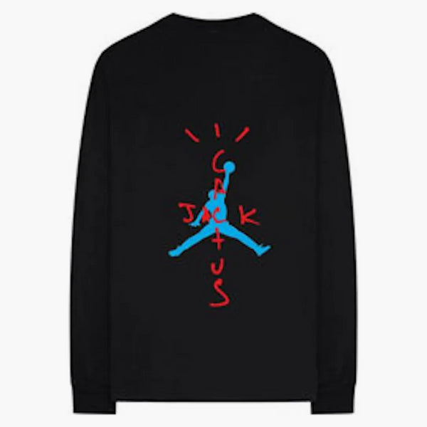 Travis Scott X Jordan Cactus Jack L/S Tea Black