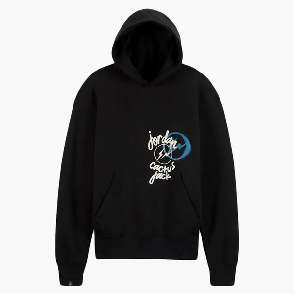 Travis Scott X Jordan X Fragment Hoodie (Asia Size) Negru