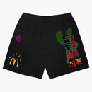 Travis Scott X McDonald's all American '92 II shorts black