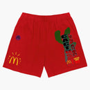 Travis Scott X Mcdonald's All American '92 Shorts Red