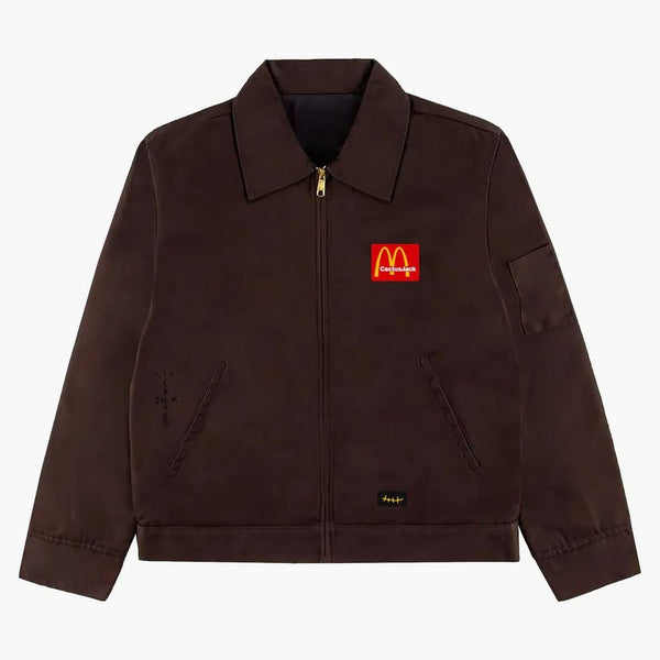 Travis Scott X McDonald's Billion Slouží pracovní bunda Brown