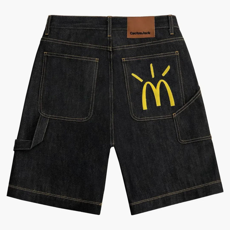 Travis Scott x McDonald's Cactus Arches Denim Shorts Indigo