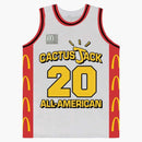 Travis Scott X Mcdonald's Cactus Jack All American Jersey White