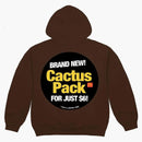 Travis Scott X Mcdonald's Cactus Pack Sticker Hoodie Brown