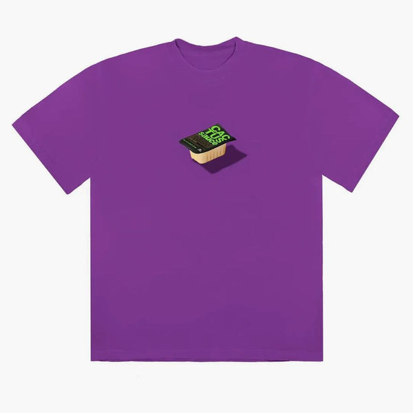 Travis Scott x McDonald's Cactus Sauce III tričko fialové