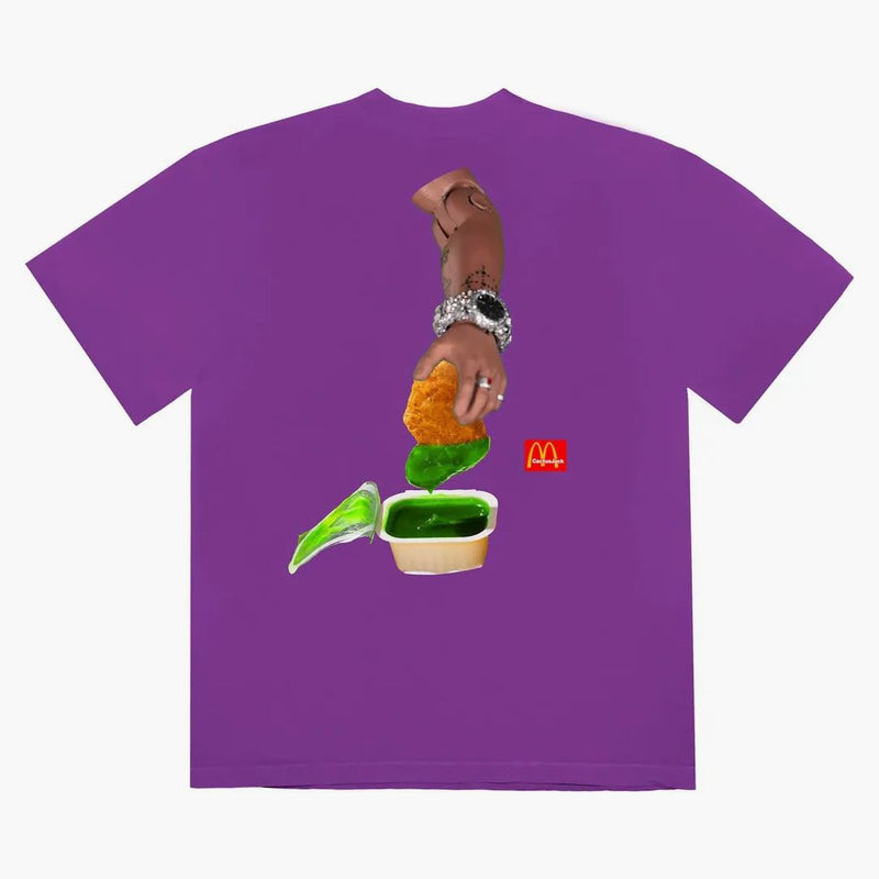 Travis Scott x McDonald's Cactus Sauce III tričko fialové