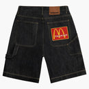 Travis Scott X McDonald's CJ Arches Denim Shorts Indigo