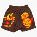 Travis Scott X Mcdonald's Illustration Ii Shorts Brown