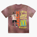 Travis Scott X Mcdonald's Jack Smile Ii T-shirt Berry
