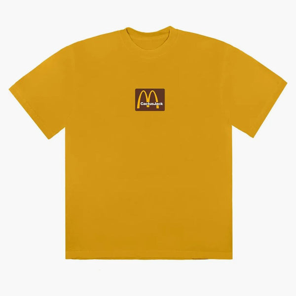 Travis Scott X McDonald's Sesame Inv II T-Shirt Gold