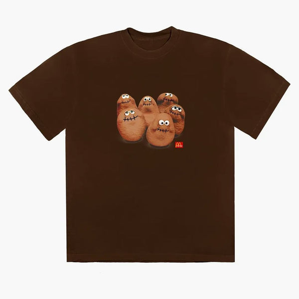 Tričko Travis Scott X McDonald's Squad III Brown