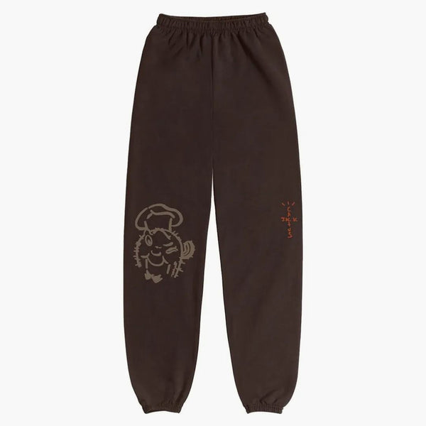 Travis Scott x McDonald's Sticker Bomb Stoppants Brown