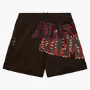 Travis Scott X Mitchell & Ness Alabama Crimson Tide Basketball Shorts Brown