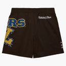 Travis Scott X Mitchell & Ness Cal Bears Basketball Shorts Brown