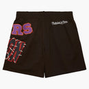 Travis Scott X Mitchell & Ness Clemson Tigers Basketball Shorts Brown