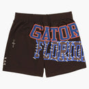 Travis Scott X Mitchell & Ness Florida Gators Basketball Shorts Brown