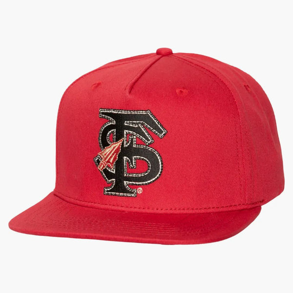 Travis Scott X Mitchell & Ness Florida State Seminoles Snapback Hat Red