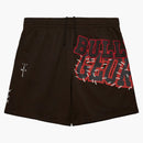 Travis Scott X Mitchell & Ness Georgia Bulldogs Basketball Shorts Brown