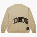 Travis Scott X Mitchell & Ness Houston Cougars Pullover Sweatshirt Tan