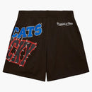 Travis Scott X Mitchell & Ness Kentucky Wildcats Basketball Shorts Brown