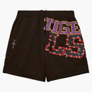 Travis Scott X Mitchell & Ness Lsu Tigers Basketball Shorts Brown