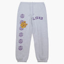 Travis Scott X Mitchell & Ness Lsu Tigers Classic Sweatpants Heather Gray
