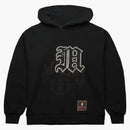 Travis Scott X Mitchell & Ness Miami Hurricanes Overlap Pullover Hoodie Black