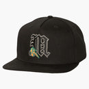Travis Scott X Mitchell & Ness Miami Hurricanes Snapback Hat Black
