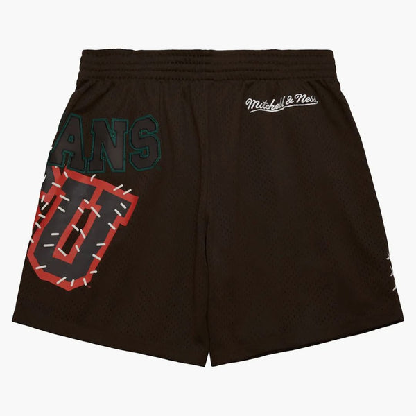 Travis Scott X Mitchell & Ness Michigan State Spartans Basketball Shorts Brown