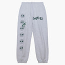 Travis Scott X Mitchell & Ness Michigan State Spartans Classic Sweatpants Heather Gray