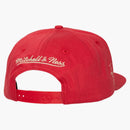 Travis Scott x Mitchell y Ness Michigan State Spartan's Snapback tiene rojo