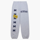 Travis Scott X Mitchell & Ness Michigan Wolverines Classic Sweatpants Heather Gray