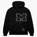 Travis Scott X Mitchell & Ness Michigan Wolverines Overlap Pullover Hoodie Black