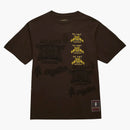 Travis Scott X Mitchell & Ness North Carolina A&t Aggies Seal T-shirt Brown