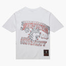 Travis Scott X Mitchell & Ness Northeastern Huskies Hand-drawn T-shirt White