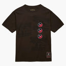 Travis Scott X Mitchell & Ness Northeastern Huskies Seal T-shirt Brown
