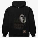 Travis Scott X Mitchell & Ness Oklahoma Sooners Overlap Pullover Hoodie Black
