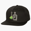Travis Scott X Mitchell & Ness Oregon Ducks Snapback Hat Black