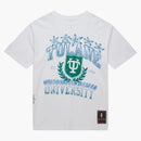 Travis Scott X Mitchell & Ness Tulane Green Wave Hand-drawn T-shirt White