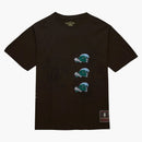 Travis Scott X Mitchell & Ness Tulane Green Wave Seal T-shirt Brown