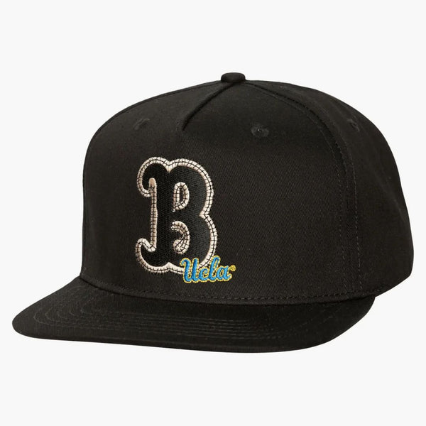Travis Scott X Mitchell & Ness Ucla Bruins Snapback Hat Black