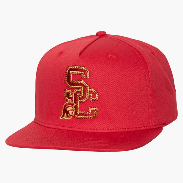 Travis Scott X Mitchell & Ness Usc Trojans Snapback Hat Red