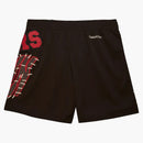 Travis Scott X Mitchell & Ness Wisconsin Badgers Basketball Shorts Brown