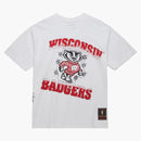 Travis Scott X Mitchell & Ness Wisconsin Badgers Hand-drawn T-shirt White