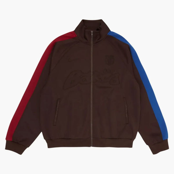 Travis Scott X Nike X Fc Barcelona Retro Zip Anthem Jacket Black