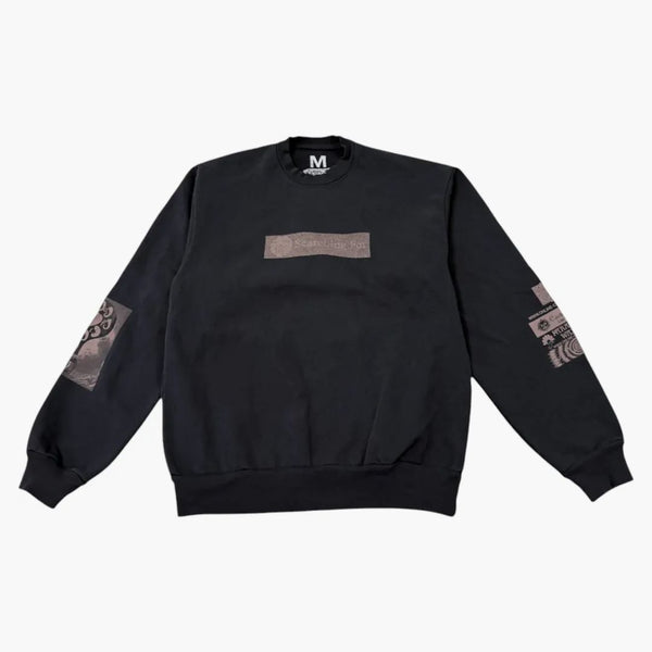 Travis Scott X Online Ceramics Utopia CrewNeck Black