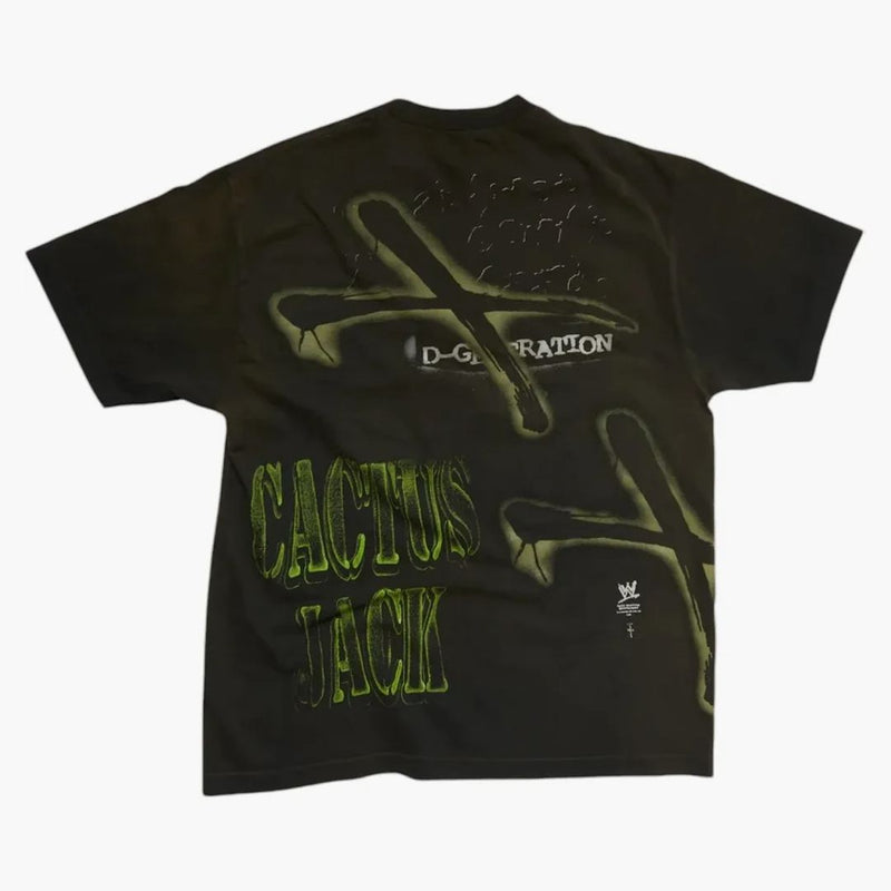 Travis Scott X Wwe Two Words Dx Tee Black